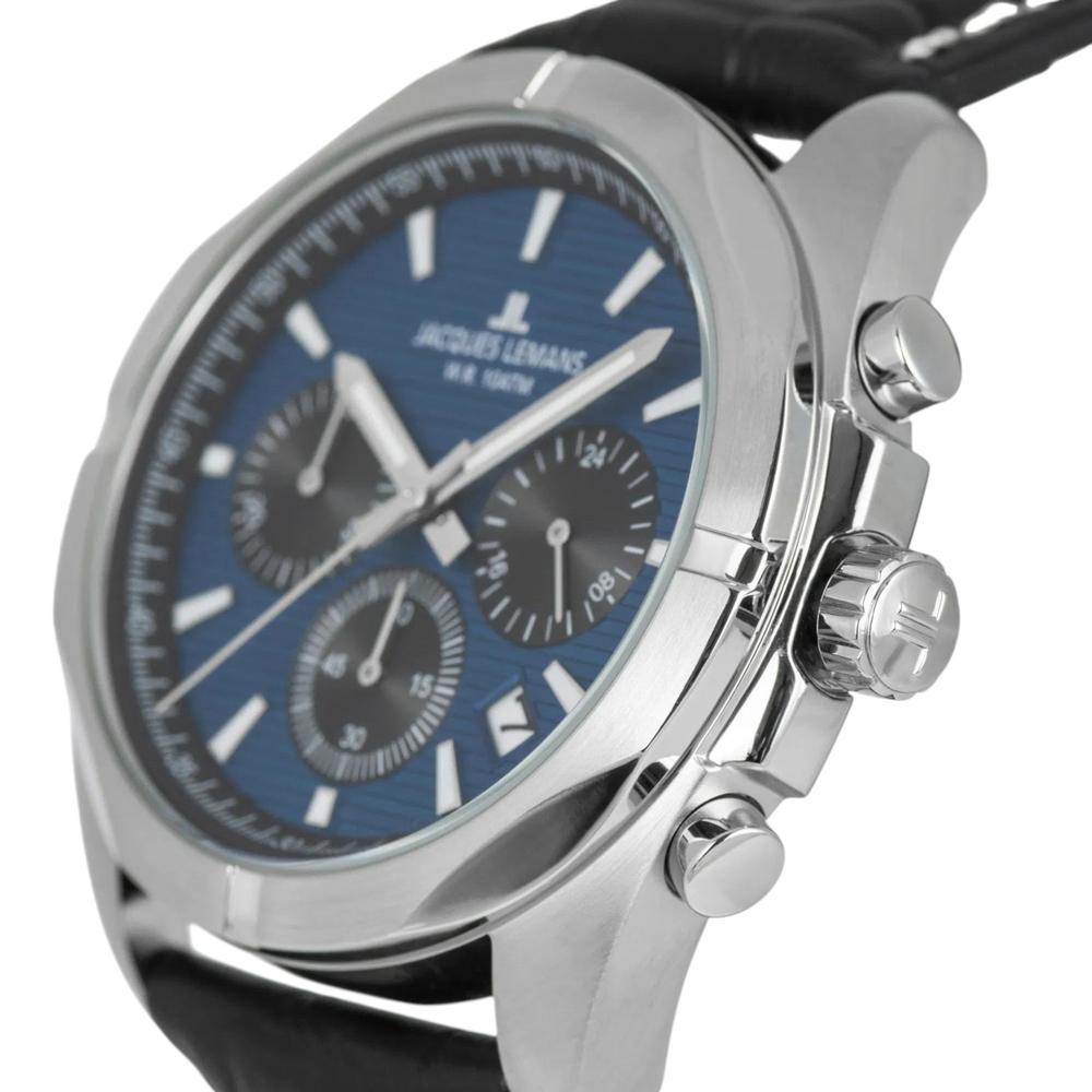 Foto 2 | Reloj Jacques Lemans Negro para Hombre