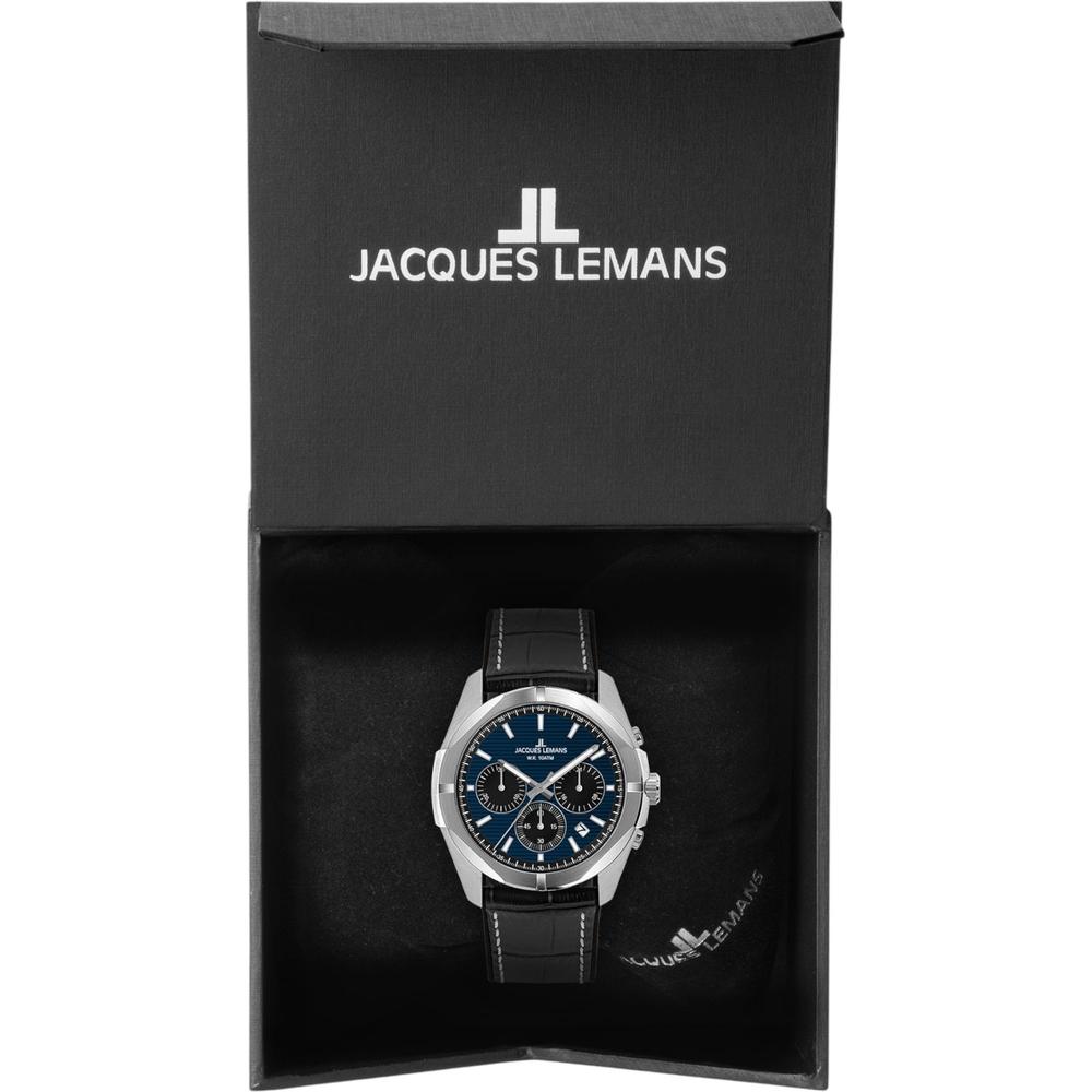 Foto 5 pulgar | Reloj Jacques Lemans Negro para Hombre