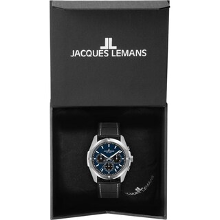 Foto 4 | Reloj Jacques Lemans Negro para Hombre