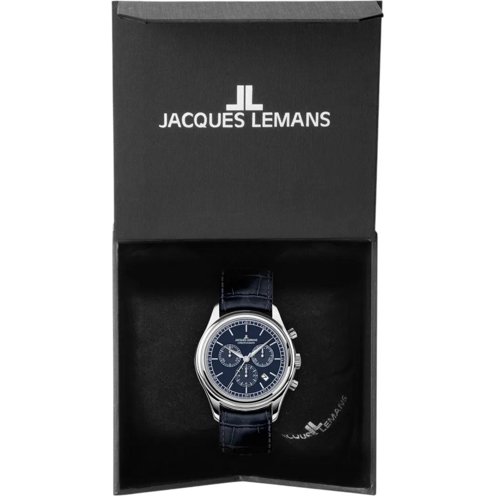Foto 3 pulgar | Reloj Jacques Lemans Azul para Hombre