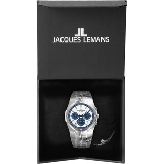 Foto 4 | Reloj Jacques Lemans Plateado para Hombre