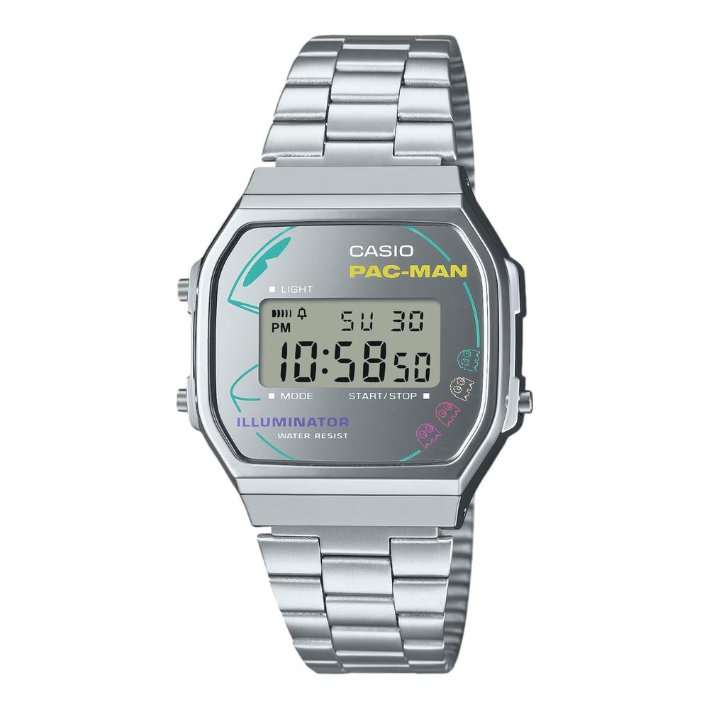 Foto 2 pulgar | Reloj Casio A168WEPC-7ACR Pac-Man Acero