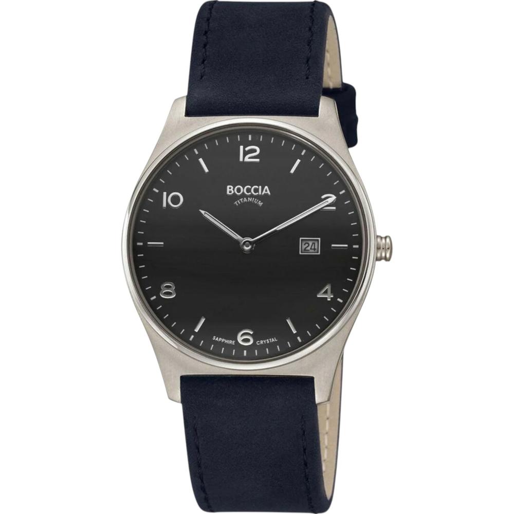 Reloj Boccia Titanium 3655-02 Azul 38 mm Resistente al Agua 50 m