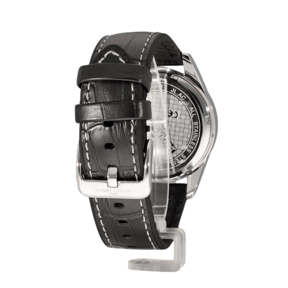 Foto 4 pulgar | Reloj Jacques Lemans 1-2117R  Negro 44 mm Resistente al Agua 200 m