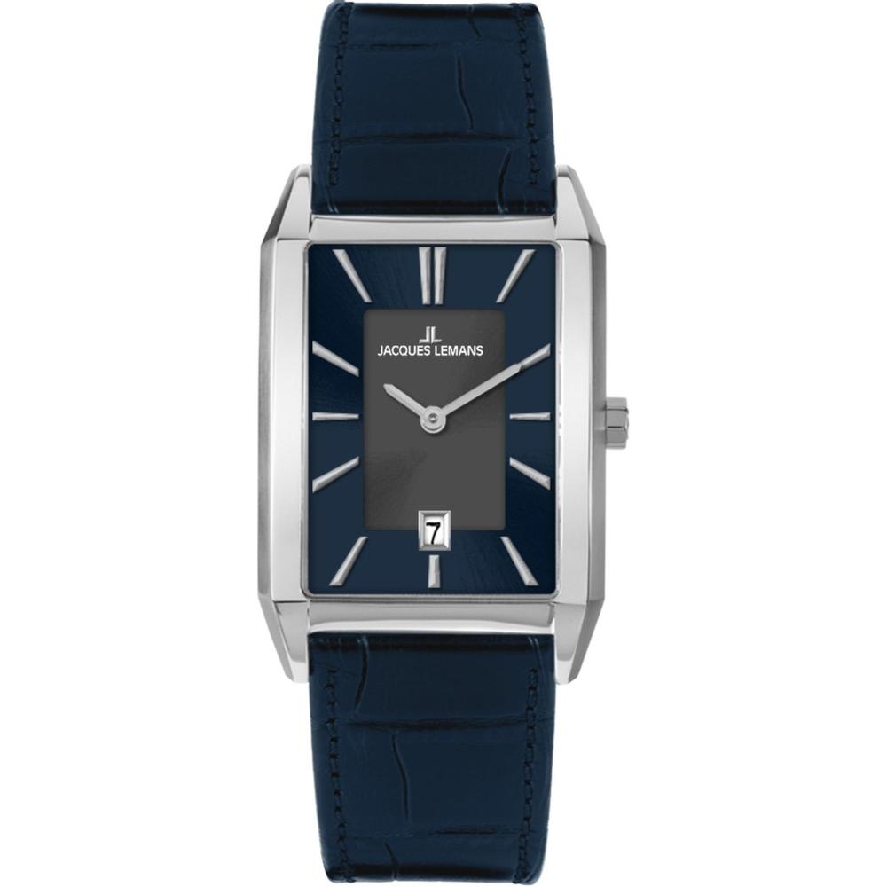 Foto 2 pulgar | Reloj Jacques Lemans 1-2160.1E Turin Azul 52 mm Resistente al Agua 50 m