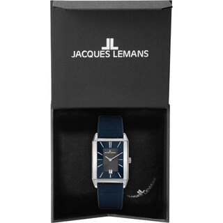Foto 2 | Reloj Jacques Lemans 1-2160.1E Turin Azul 52 mm Resistente al Agua 50 m