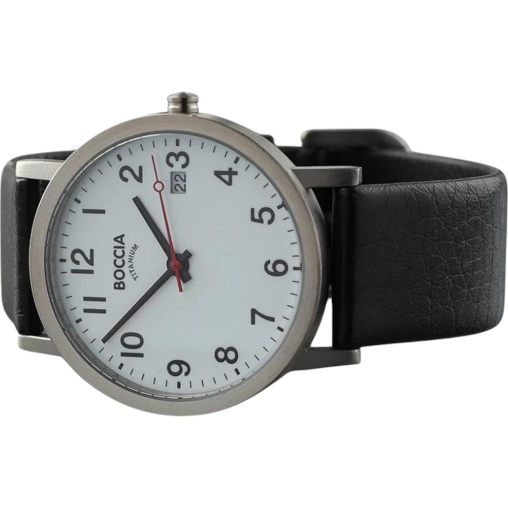 Foto 3 pulgar | Reloj Boccia Titanium 3622-03 Negro 38 mm para Hombre