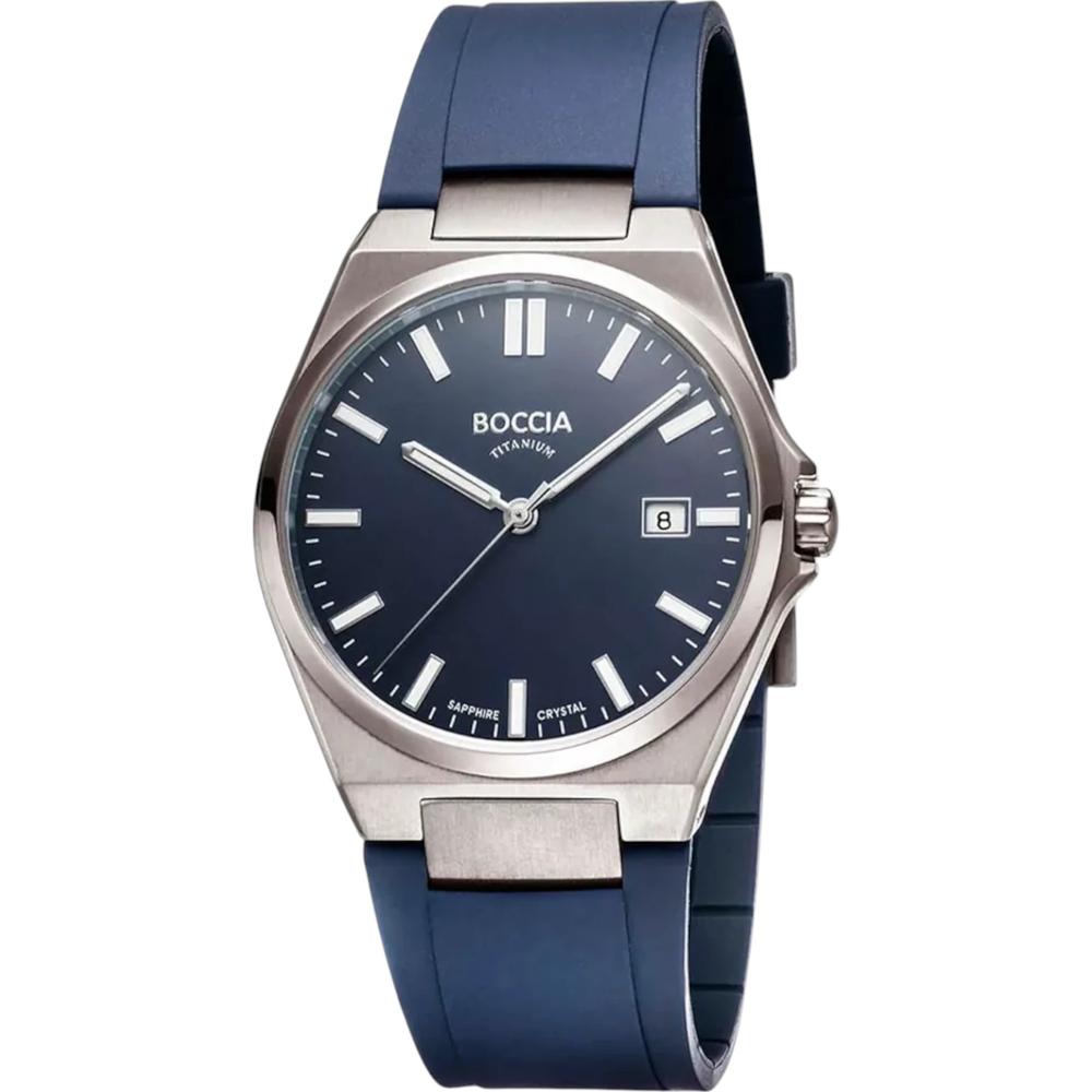 Reloj Boccia Titanium 3667-01 Azul 39mm Resistente al Agua 50 m