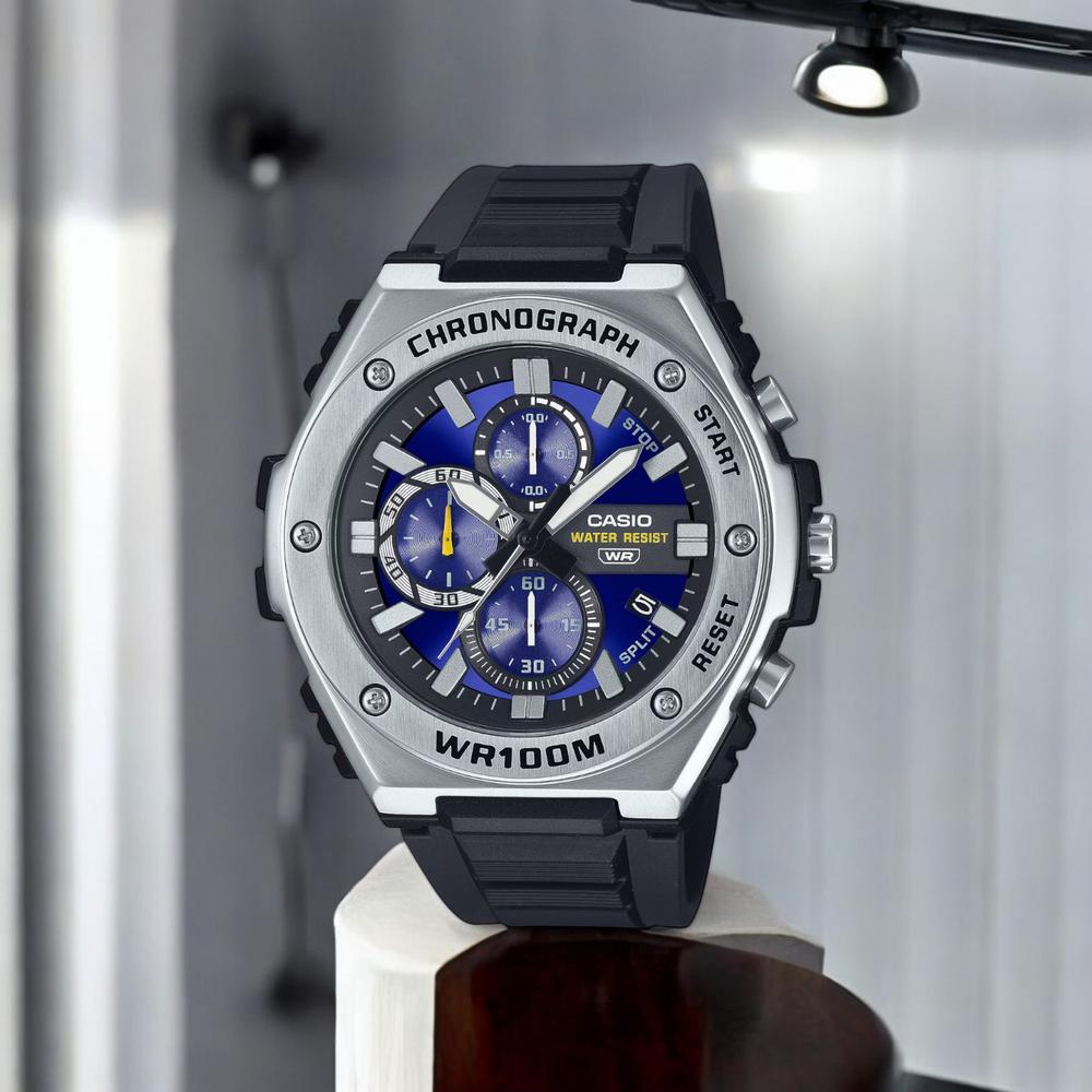 Foto 3 pulgar | Reloj Casio MWA-300H-2AVCF Chronograph Acero