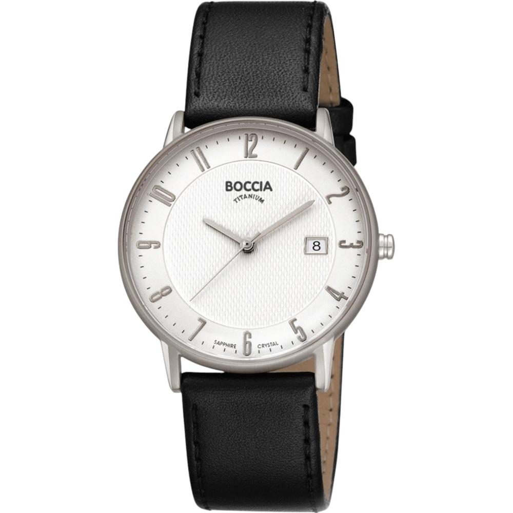 Foto 2 pulgar | Reloj Boccia Titanium Negro para Hombre