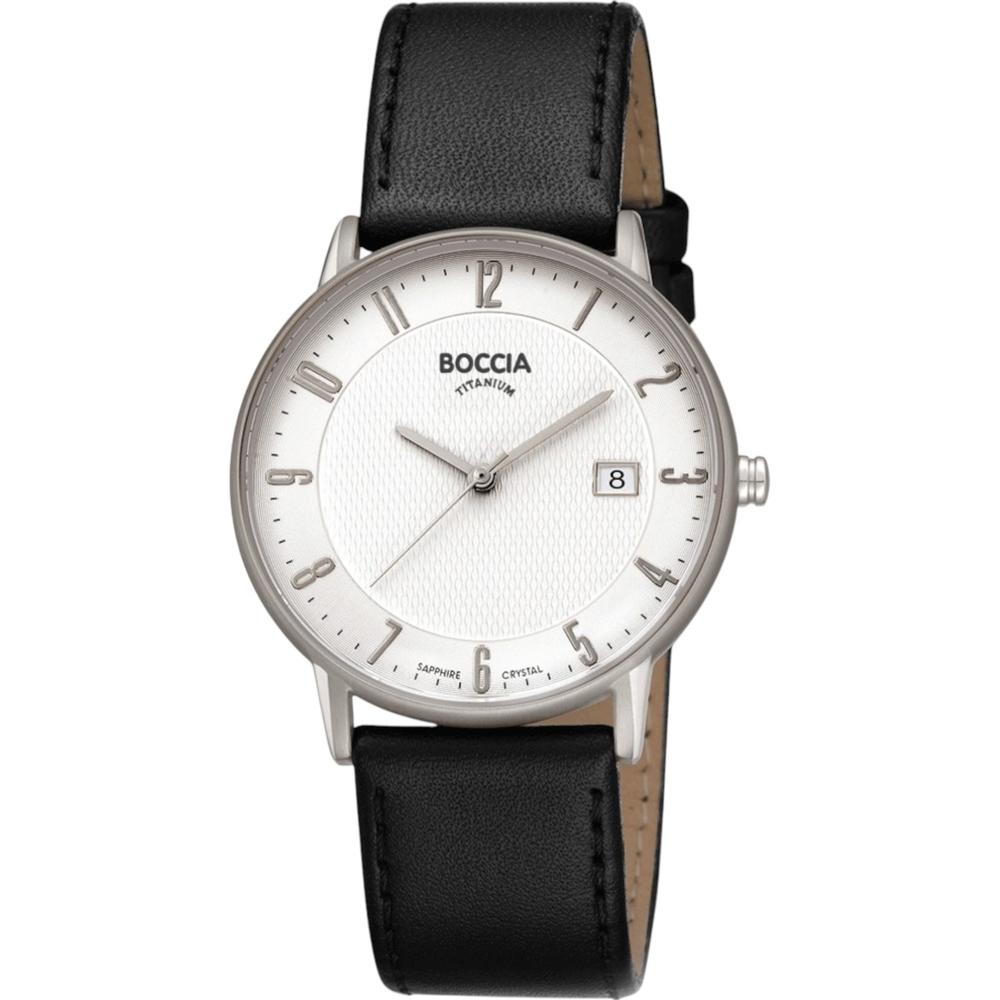 Reloj Boccia Titanium Negro para Hombre