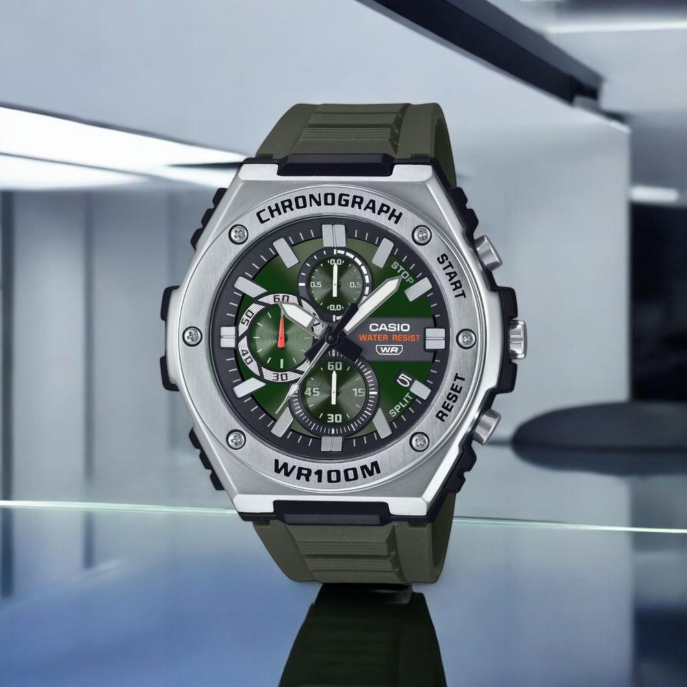Foto 4 pulgar | Reloj Casio MWA-300H-3AVCF Chronograph Acero