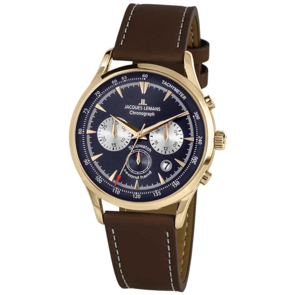 Reloj Jacques Lemans 1-2068K Retro Classic Café