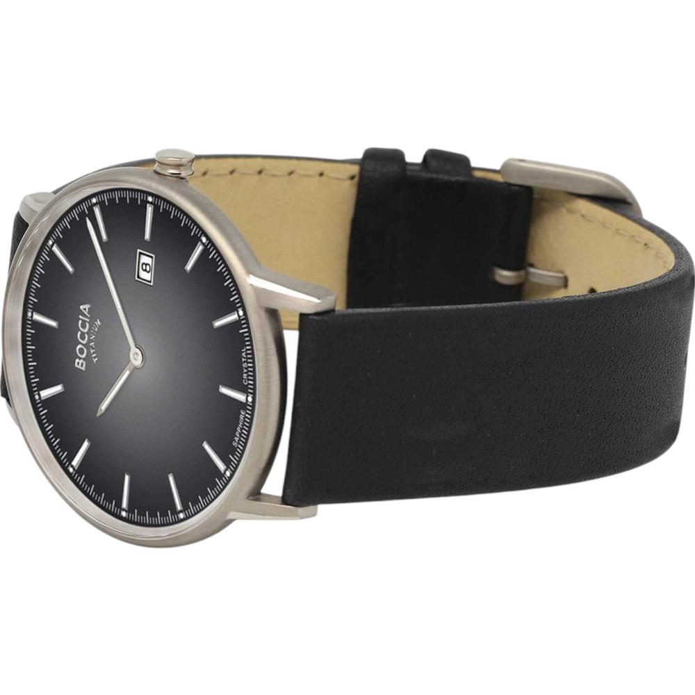 Foto 3 pulgar | Reloj Boccia Titanium 3648-04 Men's Negro