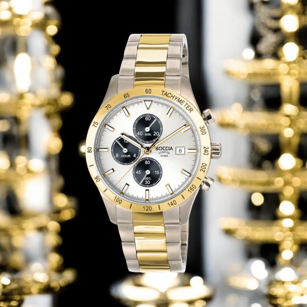 Foto 2 | Reloj Boccia Titanium Plateado para Mujer