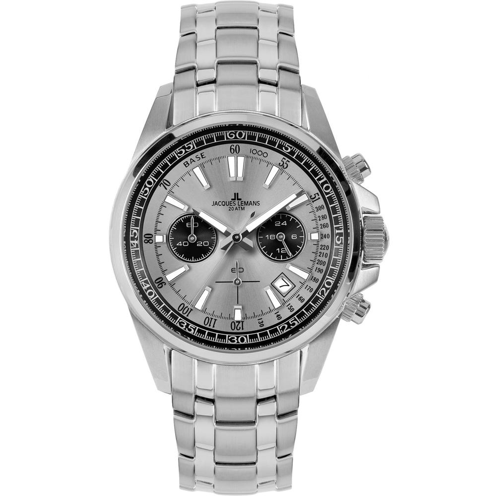 Foto 2 pulgar | Reloj Jacques Lemans 1-2117ZA Acero Resistente al Agua 200 m 44 mm