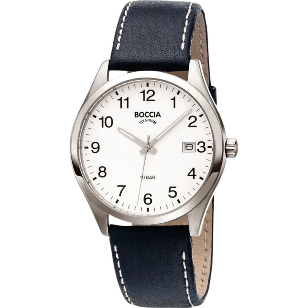 Foto 2 pulgar | Reloj Boccia Titanium Negro para Hombre