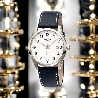 Foto 2 | Reloj Boccia Titanium Negro para Hombre