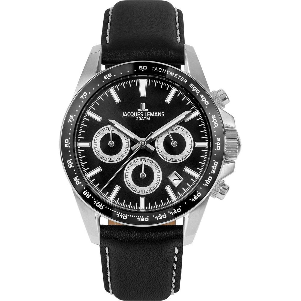 Reloj Jacques Lemans 1-1877a Liverpool Cronógrafo-negro