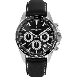 Foto 1 | Reloj Jacques Lemans 1-1877a Liverpool Cronógrafo-negro
