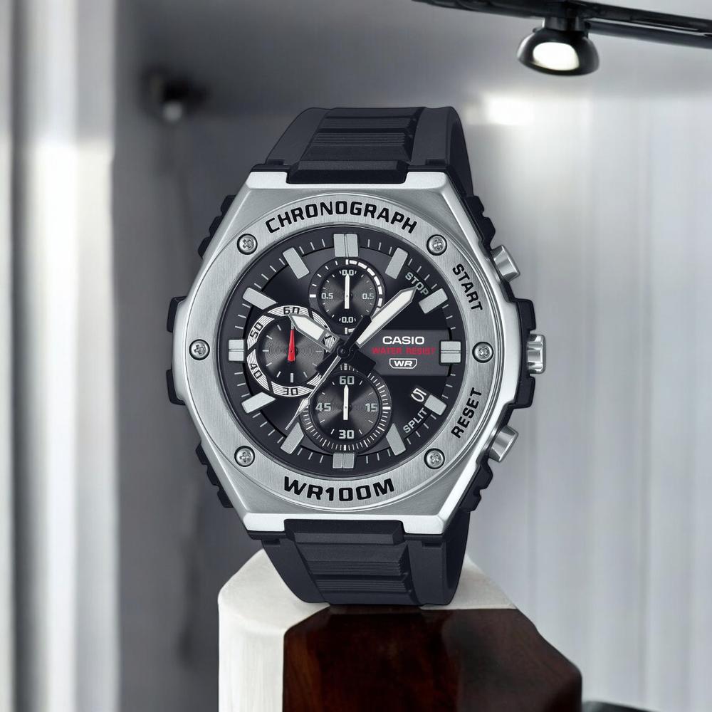 Foto 3 pulgar | Reloj Casio MWA-300H-1AVCF Chronograph Acero