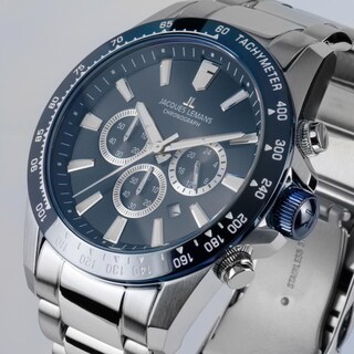 Foto 3 | Reloj Jacques Lemans 1-2140f Liverpool Cronógrafo-acero