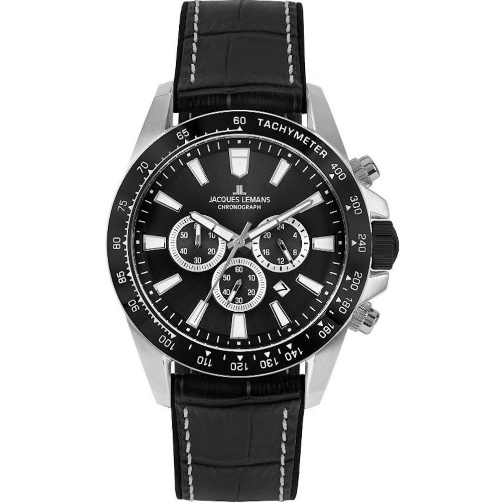 Foto 2 pulgar | Reloj Jacques Lemans 1-2140a Liverpool Cronógrafo-negro