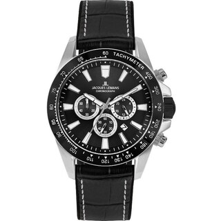 Foto 1 | Reloj Jacques Lemans 1-2140a Liverpool Cronógrafo-negro