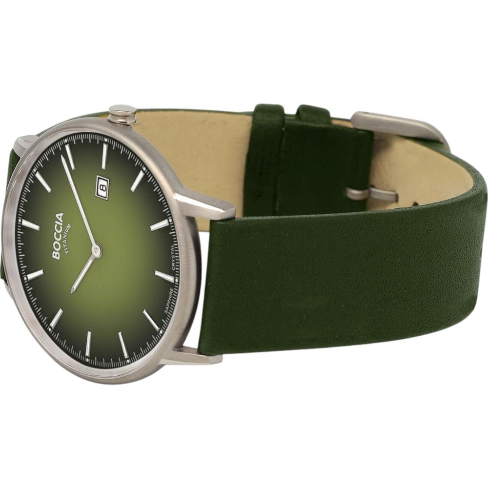 Foto 3 pulgar | Reloj Boccia Titanium 3648-03 Men's Verde