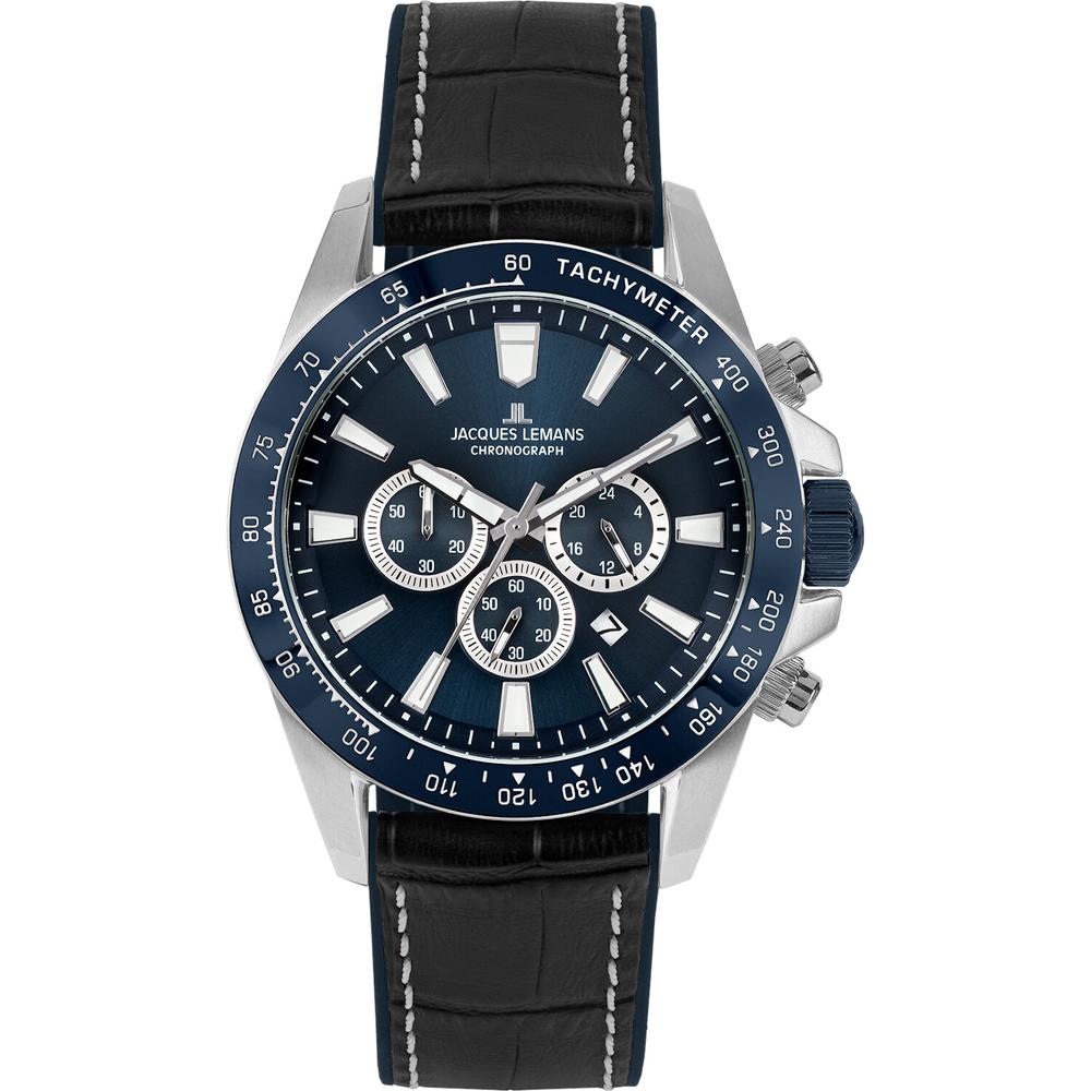 Foto 2 pulgar | Reloj Jacques Lemans 1-2140b Liverpool Cronógrafo-negro