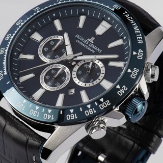 Foto 3 | Reloj Jacques Lemans 1-2140b Liverpool Cronógrafo-negro