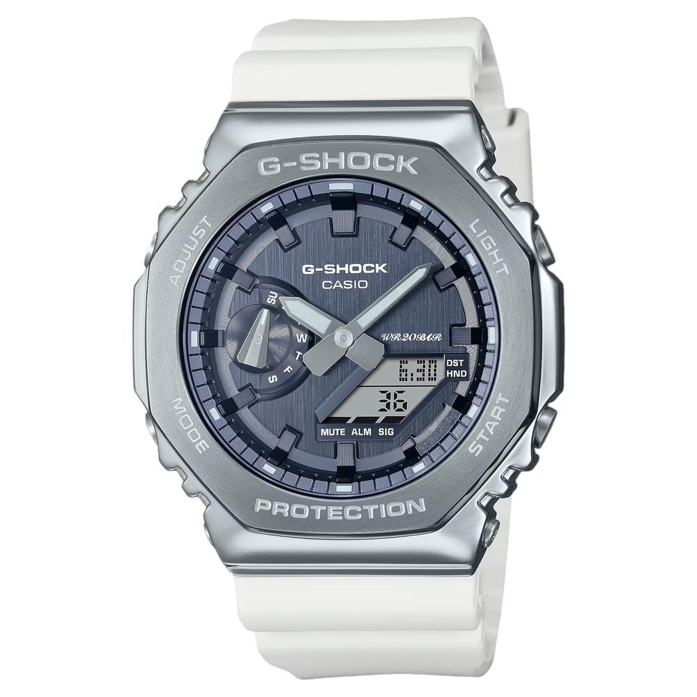 Foto 2 pulgar | Reloj G-shock Gm-2100ws-7acr-blanco