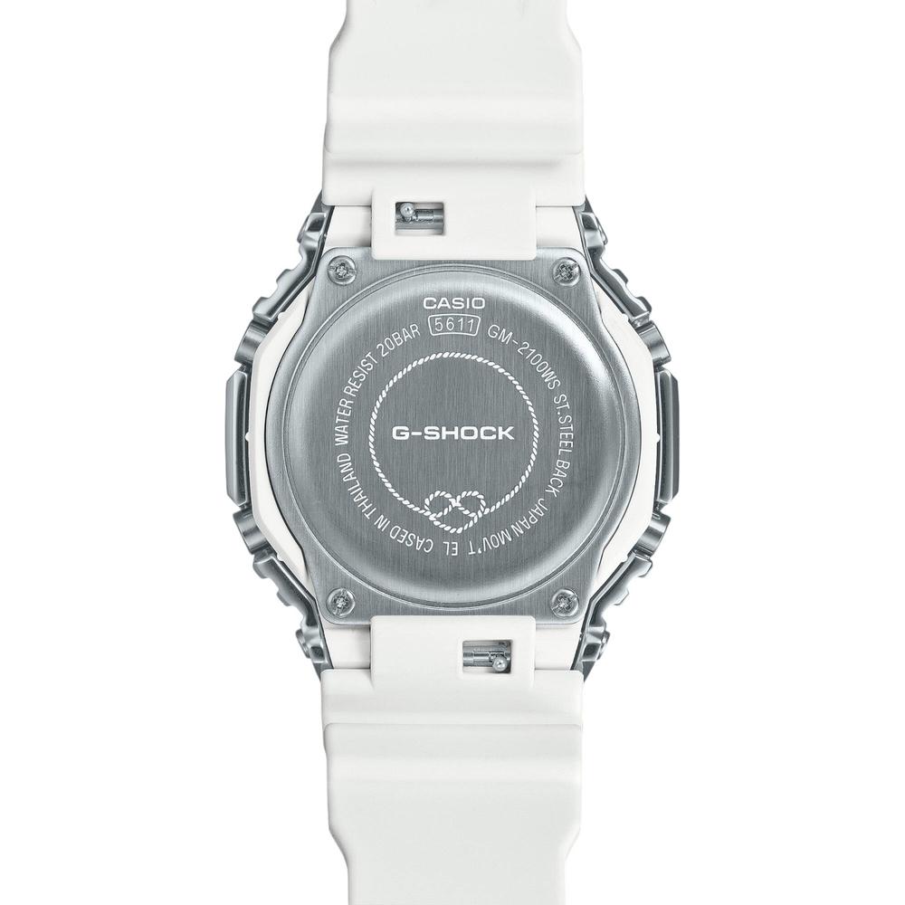 Foto 4 pulgar | Reloj G-shock Gm-2100ws-7acr-blanco