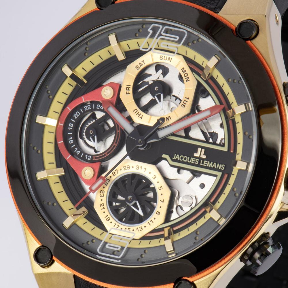 Foto 4 pulgar | Reloj Jacques Lemans 1-2150c Manchester Multifunción-negro