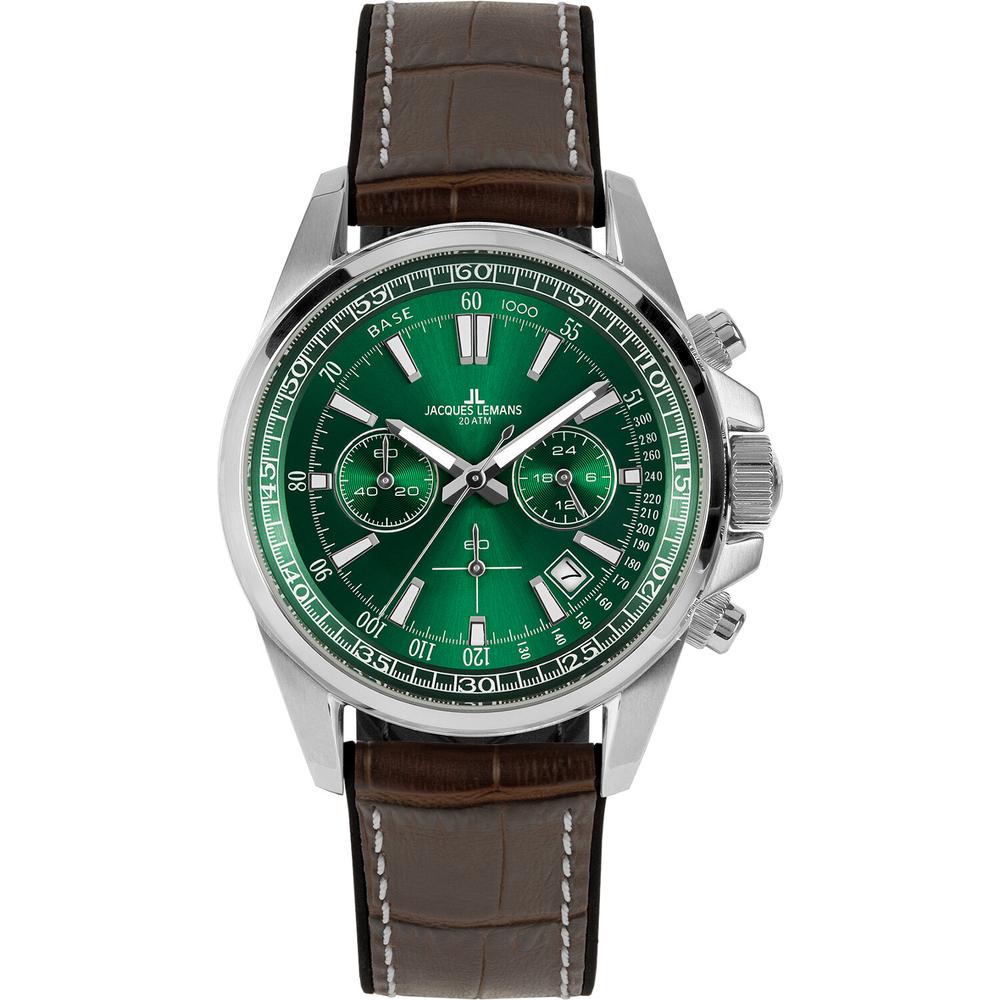 Foto 2 pulgar | Reloj Jacques Lemans 1-2117D Liverpool Cronógrafo Verde