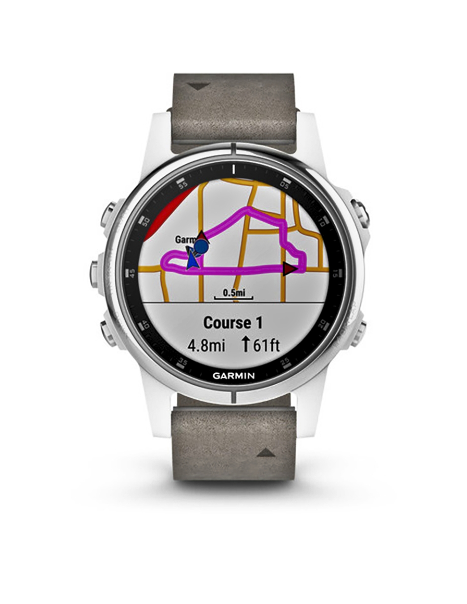 Foto 3 pulgar | Reloj Gps de Entrenamiento Multideportivo Garmin Fenix 5s Zafiro Gris