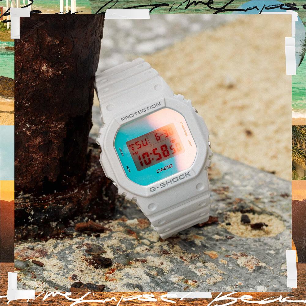 Foto 3 pulgar | Reloj G-shock Dw-5600tl-7cr-blanco