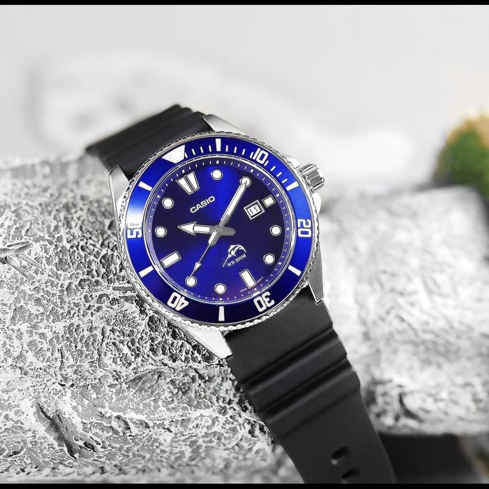 Foto 4 pulgar | Reloj Casio Mdv-106b-2avcf Marlin Buceo-negro