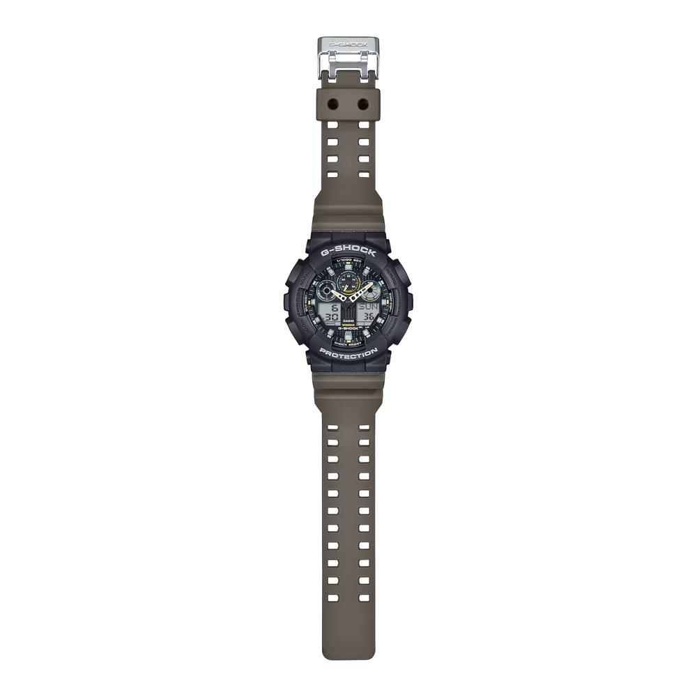 Foto 5 pulgar | Reloj G-shock Ga-100tu-1a3cr-café