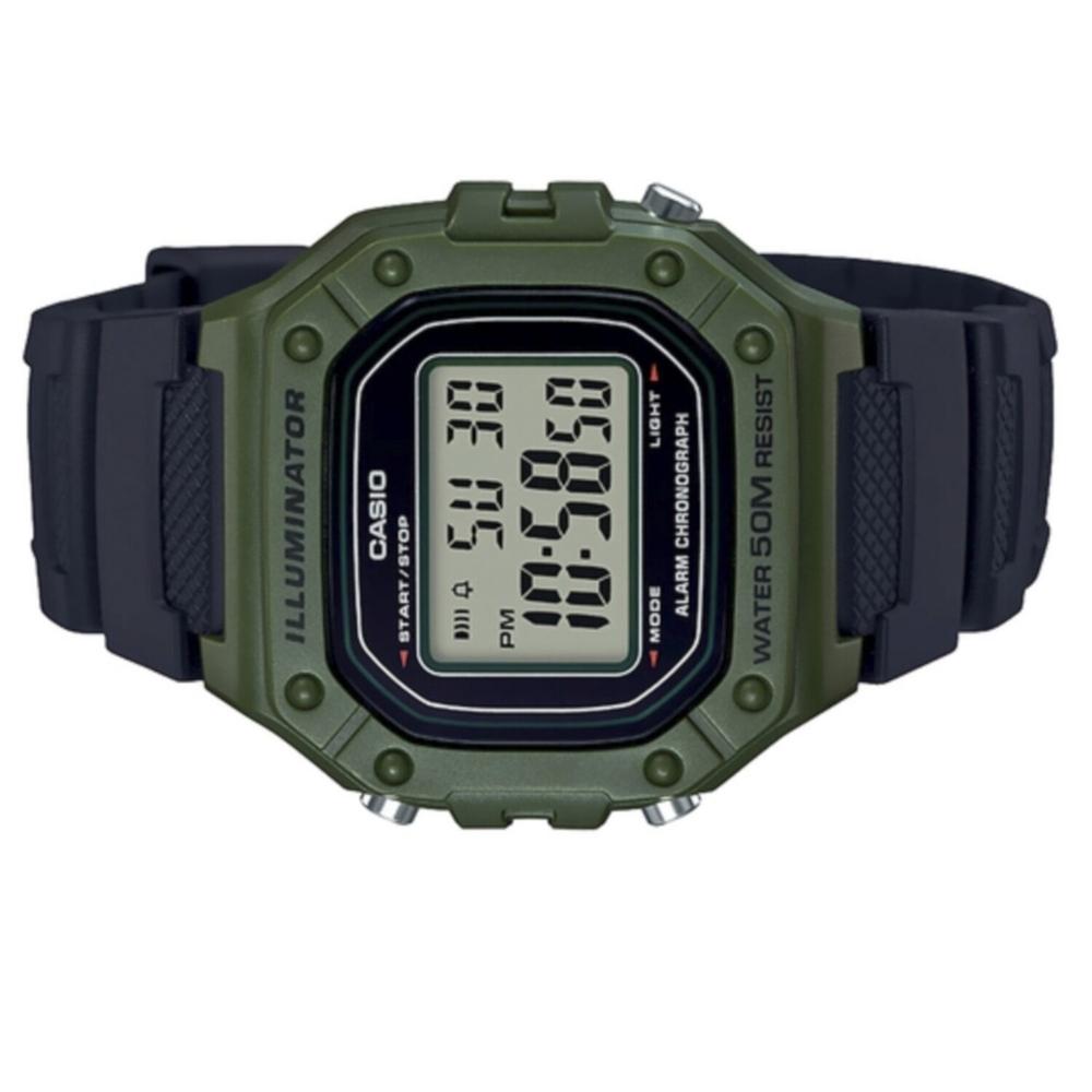 Foto 3 pulgar | Reloj Casio W-218h-3avcf Illuminator Retro-negro