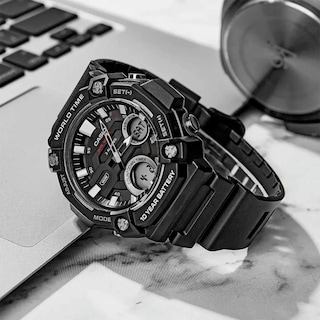 Foto 2 | Reloj Casio Aeq-120w-1avcf World Time-negro