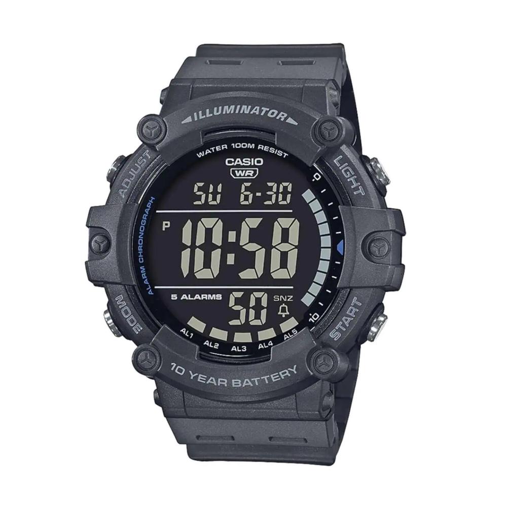Reloj Casio Ae-1500wh-8bvcf Illuminator Dual Time-gris