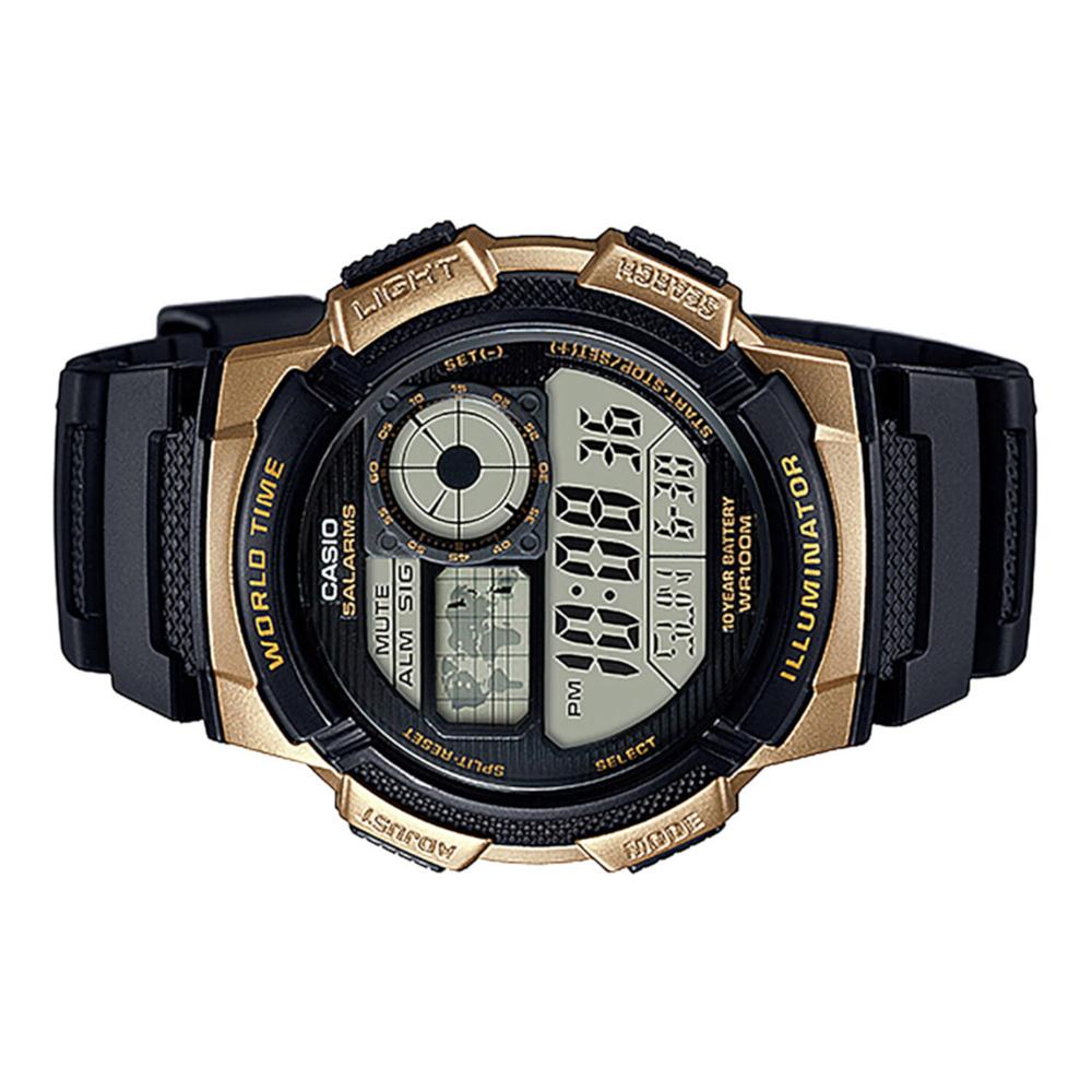 Foto 3 pulgar | Reloj Casio Ae-1000w-1a3vcf World Time Illuminator-negro