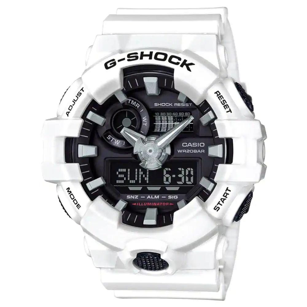 Reloj G-shock Ga-700-7acr Iluminator-blanco