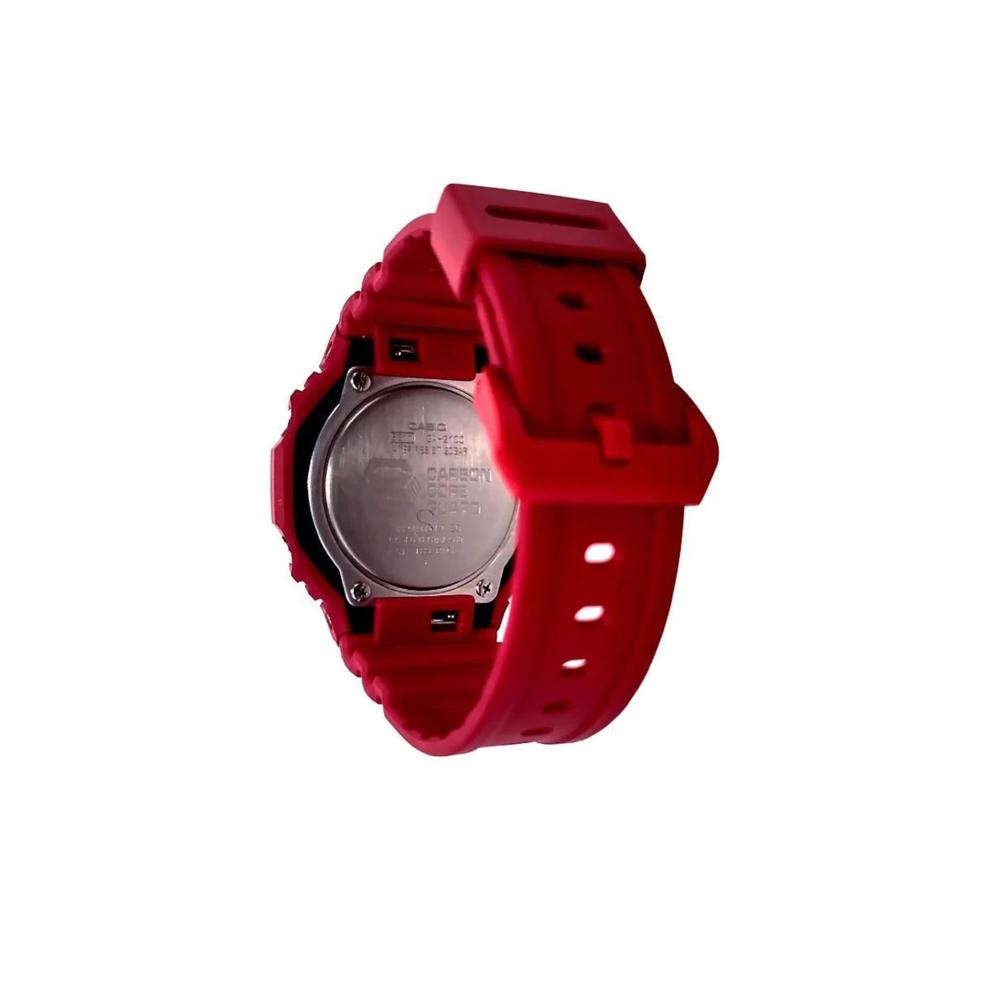 Foto 3 pulgar | Reloj G-shock Ga-2100-4acr Protection-rojo