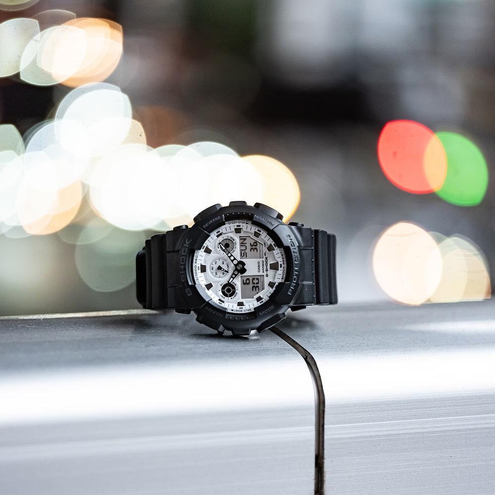 Foto 4 pulgar | Reloj G-shock Ga-100wd-1acr-negro