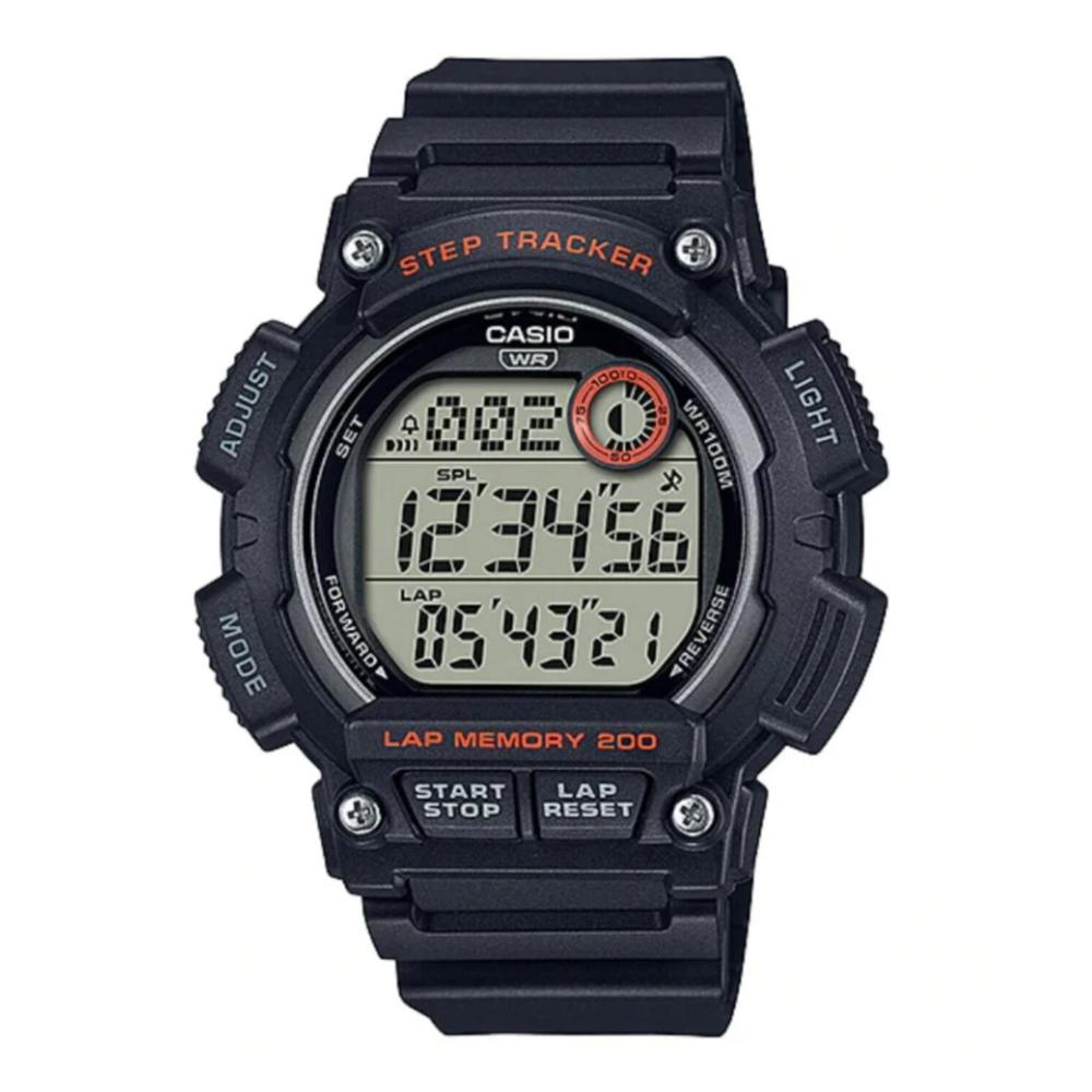 Reloj Casio Ws-2100h-1avcf Steptracker Cronógrafo-negro