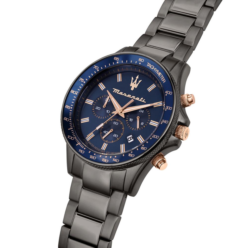 Foto 6 pulgar | Reloj Maserati R8873640001 Sfida Cronógrafo-azul