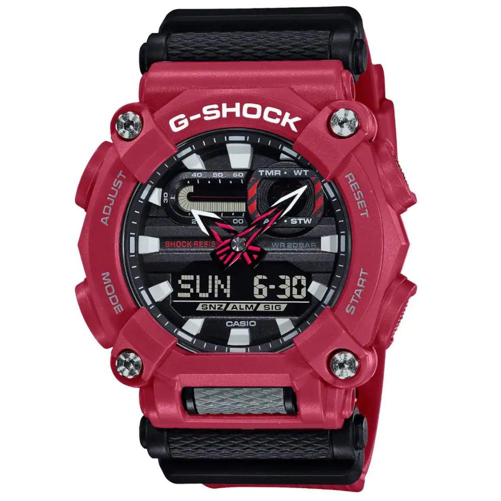 Foto 2 pulgar | Reloj G-shock Ga-900-4acr Shock Resist-rojo
