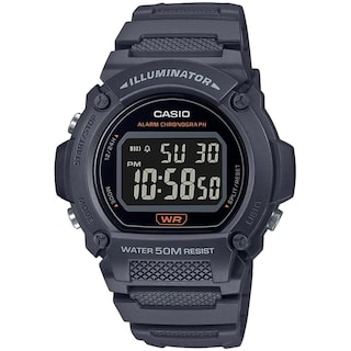 Foto 1 | Reloj Casio W-219h-8bvcf Cronograph Illuminator-gris